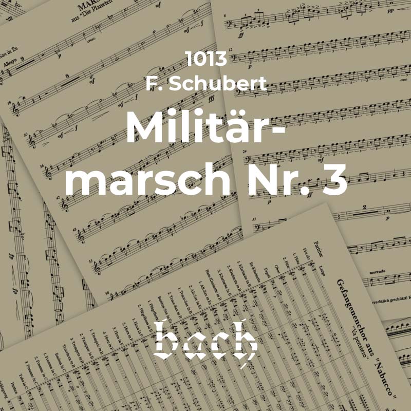 1013 - Militärmarsch Nr. 3